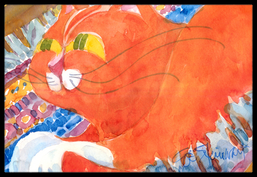 24 x 36 in. Cat Indoor Or Outdoor Mat