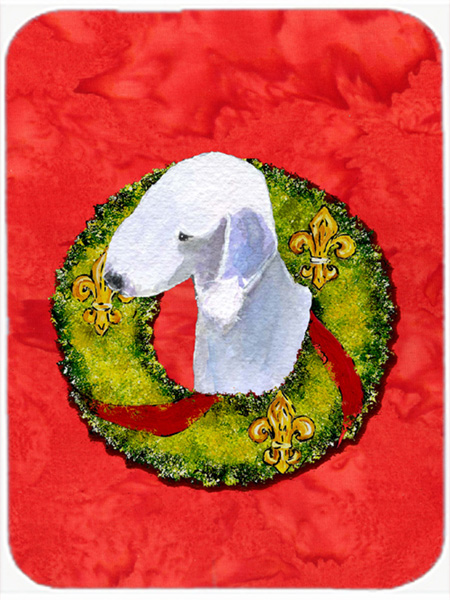 Bedlington Terrier- Glass Cutting Board - Large