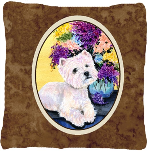 Westie Decorative Indoor & Outdoor Fabric Pillow