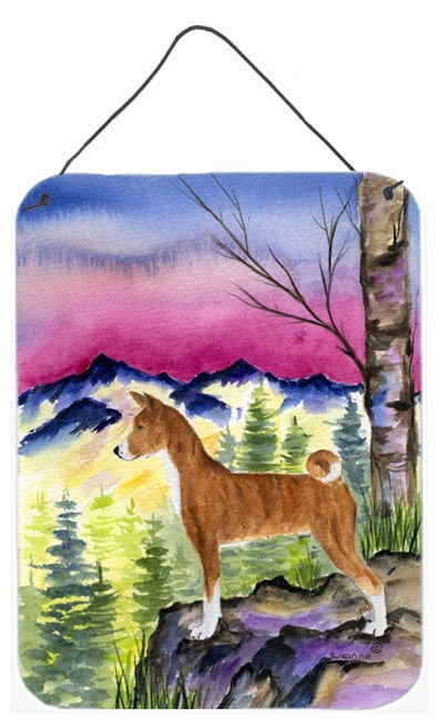 Basenji Aluminium Metal Wall Or Door Hanging Prints