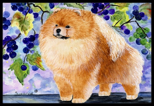 Pomeranian Indoor Outdoor Mat