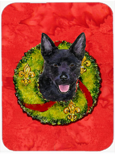 Australian Kelpie- Glass Cutting Board - Large