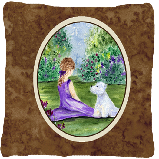 Westie Decorative Indoor & Outdoor Fabric Pillow