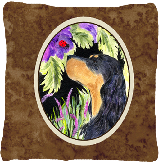 Gordon Setter Decorative Indoor & Outdoor Fabric Pillow