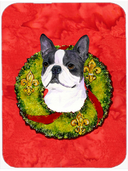 Boston Terrier- Glass Cutting Board - Large