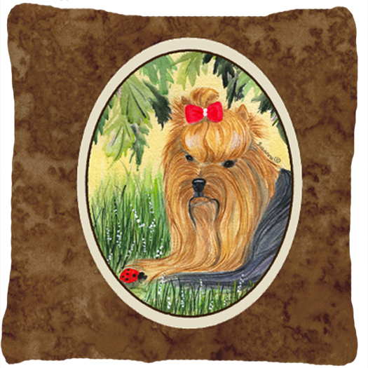 Yorkie Decorative Indoor & Outdoor Fabric Pillow