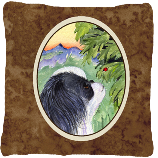 Japanese Chin Decorative Indoor & Outdoor Fabric Pillow