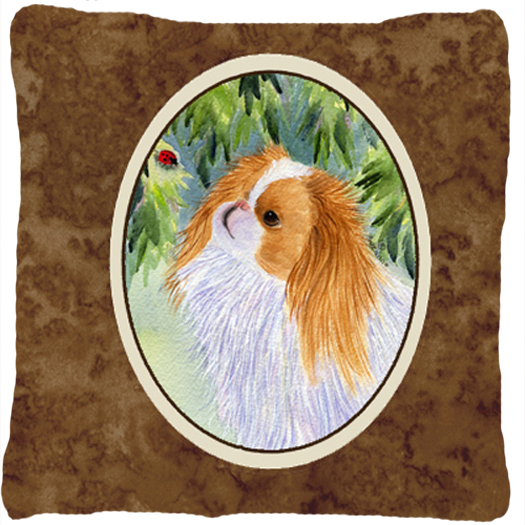 Japanese Chin Decorative Indoor & Outdoor Fabric Pillow