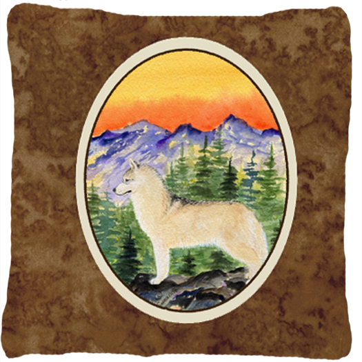 Siberian Husky Decorative Indoor & Outdoor Fabric Pillow