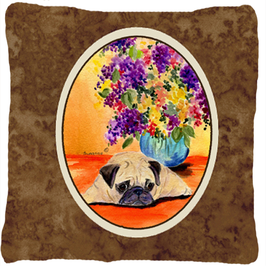 Pug Decorative Indoor & Outdoor Fabric Pillow