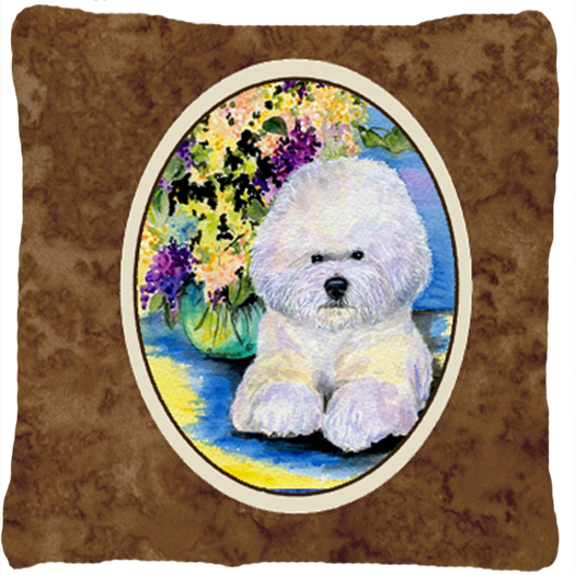 Bichon Frise Decorative Indoor & Outdoor Fabric Pillow