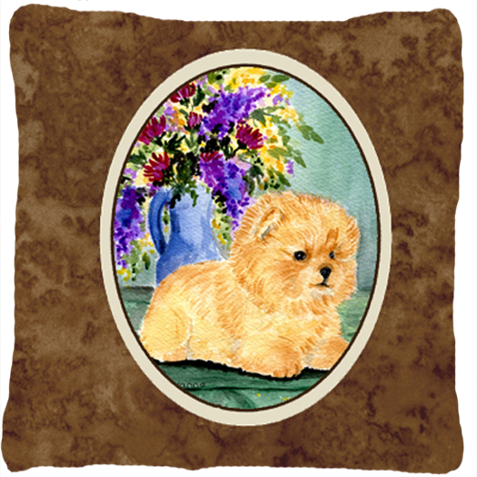 Pomeranian Decorative Indoor & Outdoor Fabric Pillow