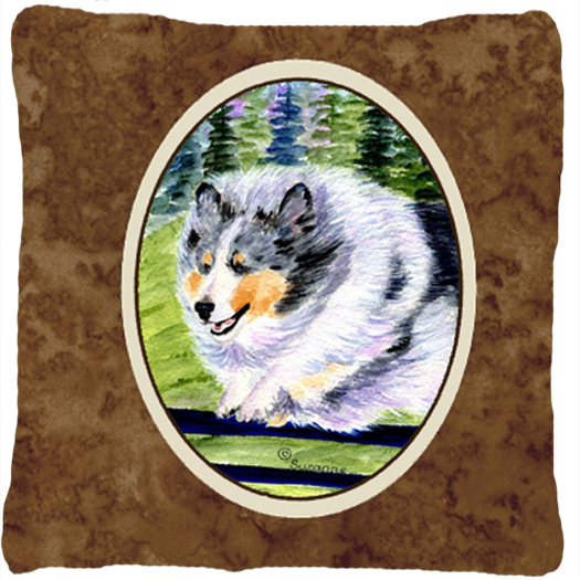 Sheltie Decorative Indoor & Outdoor Fabric Pillow