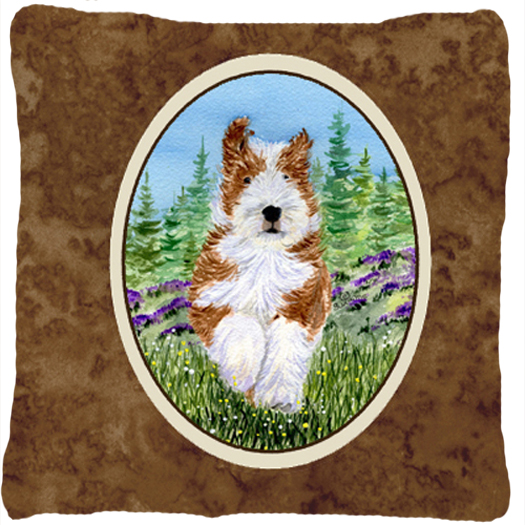 Bearded Collie Decorative Indoor & Outdoor Fabric Pillow