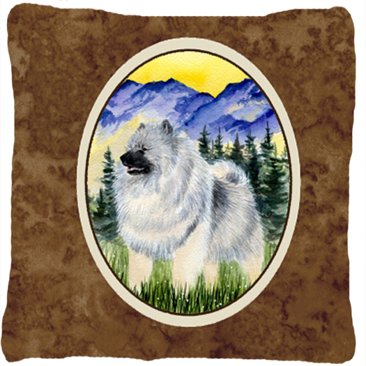 Keeshond Decorative Indoor & Outdoor Fabric Pillow