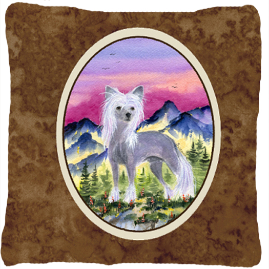 Chinese Crested Decorative Indoor & Outdoor Fabric Pillow