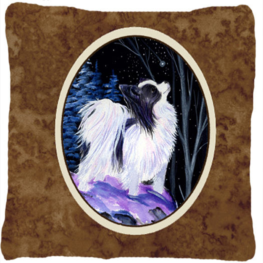 Starry Night Papillon Decorative Indoor & Outdoor Fabric Pillow
