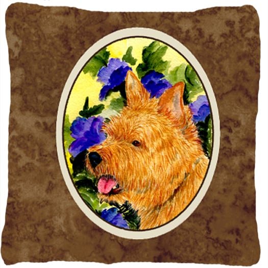 Norwich Terrier Decorative Indoor & Outdoor Fabric Pillow