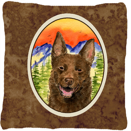 Australian Kelpie Decorative Indoor & Outdoor Fabric Pillow