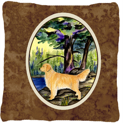 Golden Retriever Decorative Indoor & Outdoor Fabric Pillow
