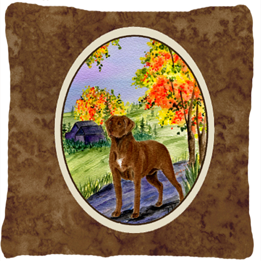 Chesapeake Bay Retriever Decorative Indoor & Outdoor Fabric Pillow