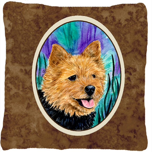Norwich Terrier Decorative Indoor & Outdoor Fabric Pillow
