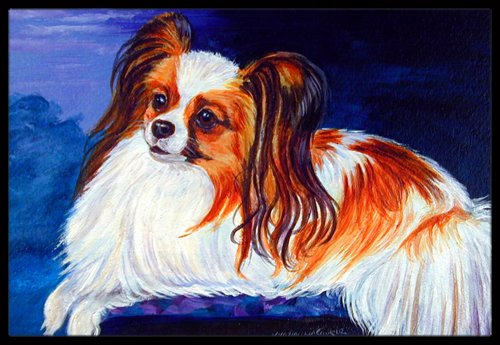 18 x 27 in. Papillon Indoor Outdoor Mat