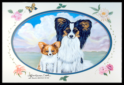 Papillon Indoor Outdoor Mat