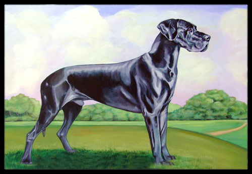 18 x 27 in. Great Dane Indoor Outdoor Mat
