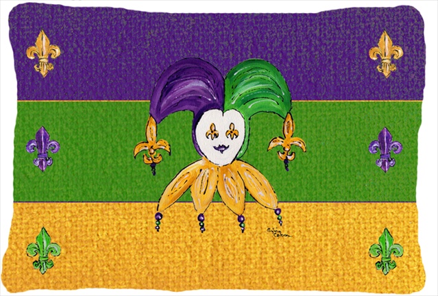 Mardi Gras Indoor & Outdoor Fabric Decorative Pillow