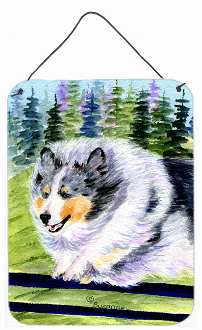 Sheltie Aluminium Metal Wall Or Door Hanging Prints