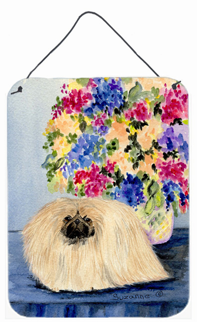 Pekingese Aluminium Metal Wall Or Door Hanging Prints