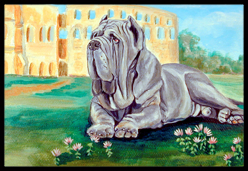 18 x 27 in. Neapolitan Mastiff Indoor Outdoor Mat