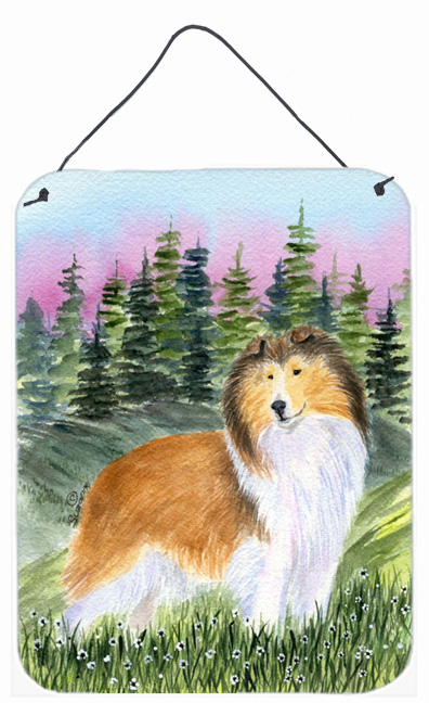Sheltie Aluminium Metal Wall Or Door Hanging Prints