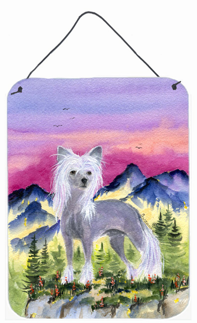 Chinese Crested Aluminium Metal Wall Or Door Hanging Prints