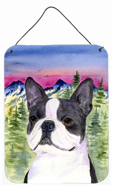 Boston Terrier Aluminium Metal Wall Or Door Hanging Prints