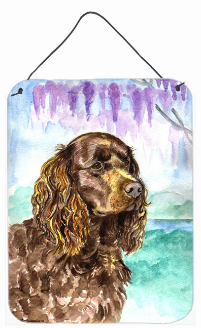 7008DS1216 American Water Spaniel Aluminium Metal Wall Or Door Hanging Prints