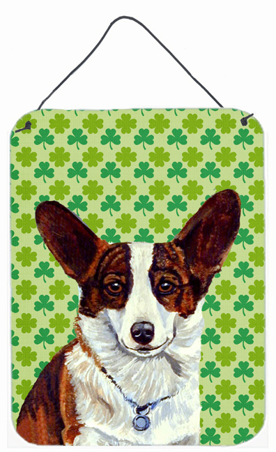 Corgi St. Patricks Day Shamrock Wall Or Door Hanging Print