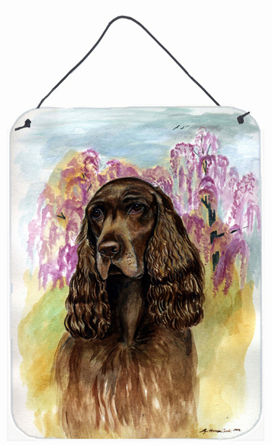 Field Spaniel Aluminium Metal Wall Or Door Hanging Prints