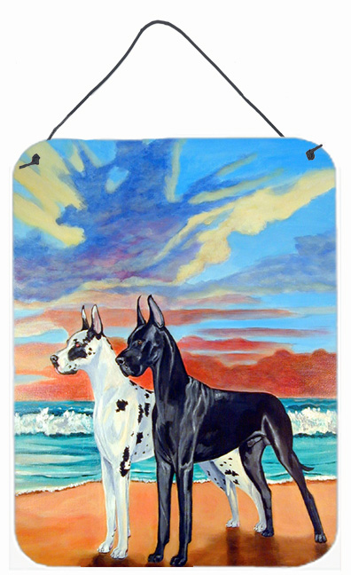 At sunset Great Dane Aluminium Metal Wall Or Door Hanging Prints