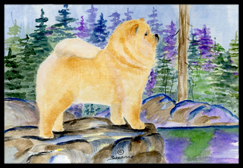 18 x 27 in. Chow Chow Indoor Outdoor Mat