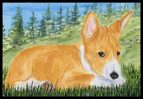 Basenji Indoor Outdoor Mat 18 x 27 in.
