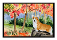 18 x 27 in. Corgi Indoor Outdoor Mat