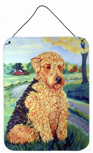 AiredaleTerrier Aluminium Metal Wall Or Door Hanging Prints