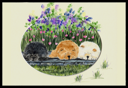 18 x 27 in. Chow Chow Indoor Outdoor Mat