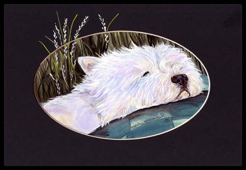 Westie Indoor Outdoor Mat