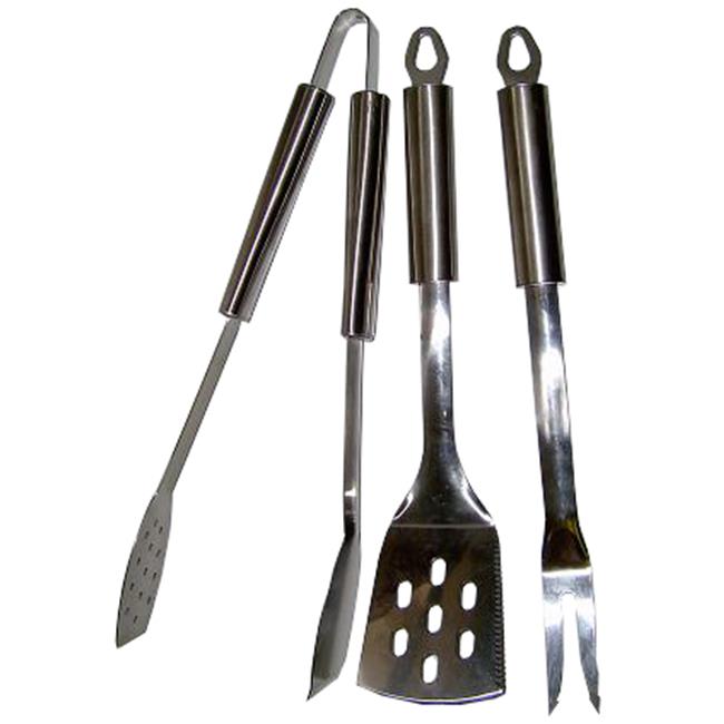 Just Grill It B64A5 Stainless Steel BBQ Toolset- 3 Piece
