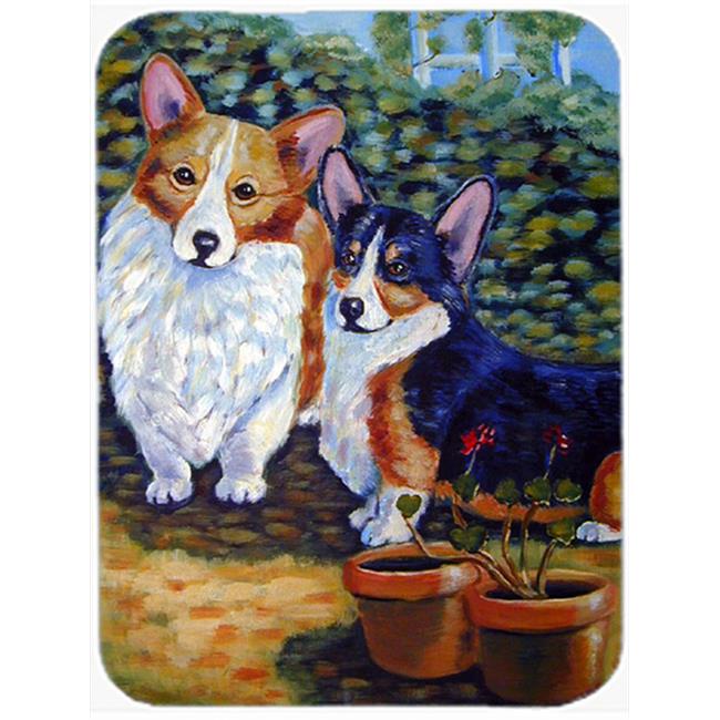 Carolines Treasures 7094LCB Corgi Glass Cutting Board - Large- 15 x 12 in.