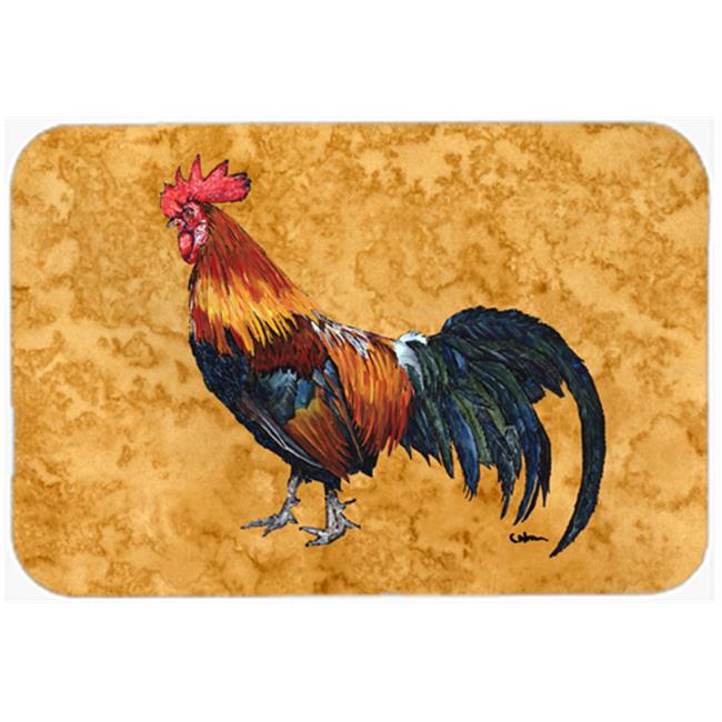 Carolines Treasures 8651LCB Rooster Glass Cutting Board - Large- 15 H x 12 L in.