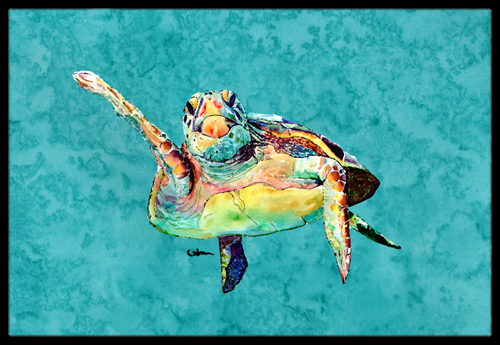 Turtle Indoor Or Outdoor Mat - 18 x 27 in.